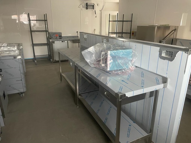Stainless steel counters